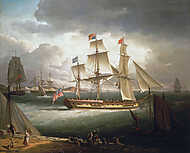 Királyi jacht (színverzió 1) vászonkép, poszter vagy falikép