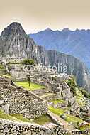 Machu Picchu a Peru szent völgyében vászonkép, poszter vagy falikép