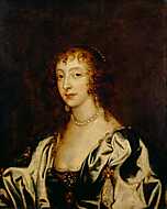 Queen Henrietta Maria portréja vászonkép, poszter vagy falikép