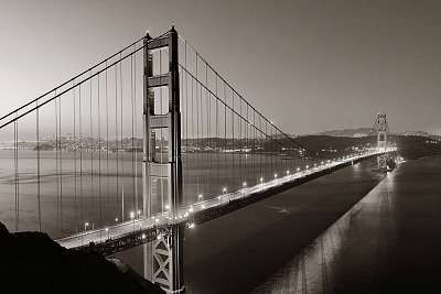 Golden Gate híd (többrészes kép) - vászonkép, falikép otthonra és irodába