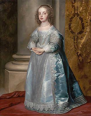 Mária hercegnő, I. Károly angol király lánya (keretezett kép) - vászonkép, falikép otthonra és irodába