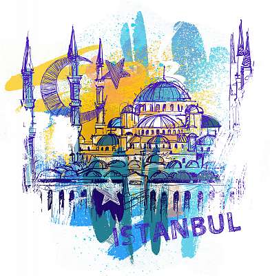 Istanbul (poszter) - vászonkép, falikép otthonra és irodába
