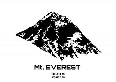 A Mt. Everest (poszter) - vászonkép, falikép otthonra és irodába
