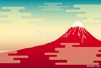 Fuji (többrészes kép) - vászonkép, falikép otthonra és irodába