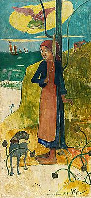 Bretoni lány (bögre) - vászonkép, falikép otthonra és irodába