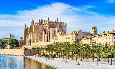 Cathedral of Majorca Palma Spain (poszter) - vászonkép, falikép otthonra és irodába