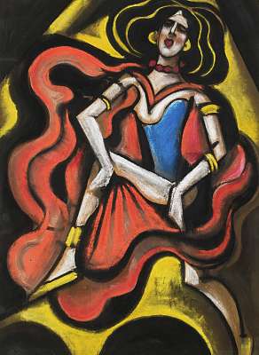 Táncosnő (poszter) - vászonkép, falikép otthonra és irodába