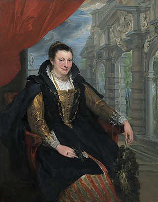 Isabella Brant portréja (többrészes kép) - vászonkép, falikép otthonra és irodába