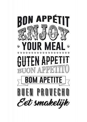Bon appétit-3 (többrészes kép) - vászonkép, falikép otthonra és irodába