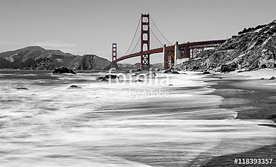Golden Gate híd (keretezett kép) - vászonkép, falikép otthonra és irodába
