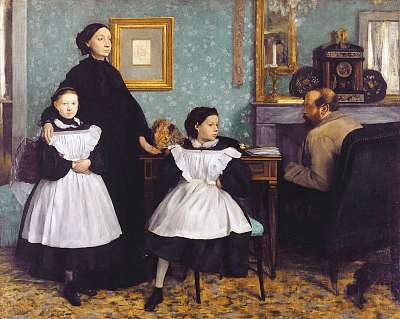 A Bellelli család portréja (színverzió 1) (bögre) - vászonkép, falikép otthonra és irodába