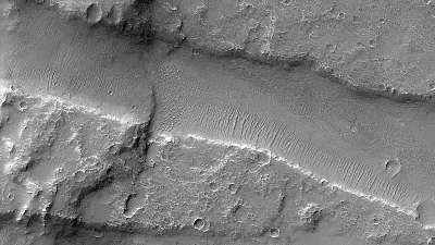 Melas Chasma, Valles Marineris, Mars felszín (keretezett kép) - vászonkép, falikép otthonra és irodába