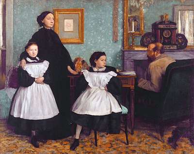 A Bellelli család portréja (színverzió 2) (bögre) - vászonkép, falikép otthonra és irodába