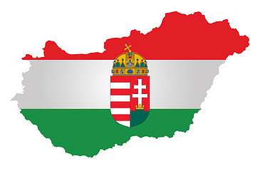 Magyarország címerrel (poszter) - vászonkép, falikép otthonra és irodába