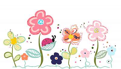 Tavaszi virágok (poszter) - vászonkép, falikép otthonra és irodába