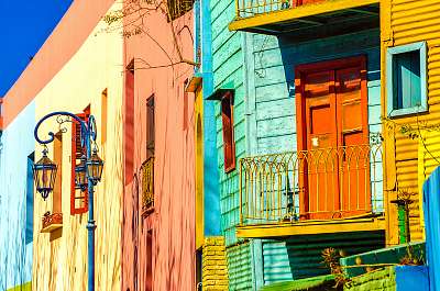 Buenos Aires színek (fotótapéta) - vászonkép, falikép otthonra és irodába