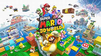 Super Mario 3D World  (többrészes kép) - vászonkép, falikép otthonra és irodába