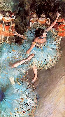 Balett-táncosok (többrészes kép) - vászonkép, falikép otthonra és irodába