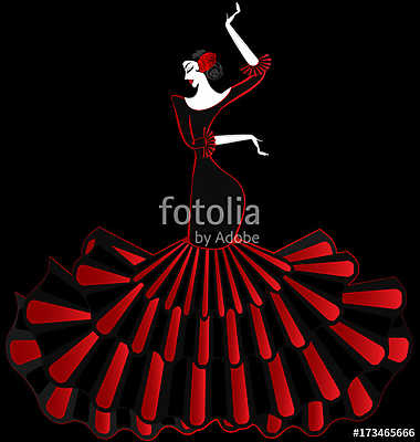 Táncoló lány (poszter) - vászonkép, falikép otthonra és irodába