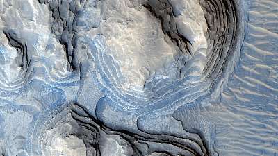 Arabia Terra, Mars felszín (fotótapéta) - vászonkép, falikép otthonra és irodába