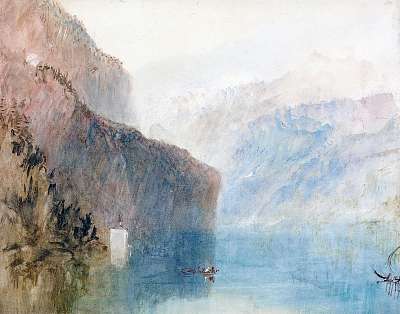 Tell kápolna, a Lucerne tónál (színverzió 1) (fotótapéta) - vászonkép, falikép otthonra és irodába