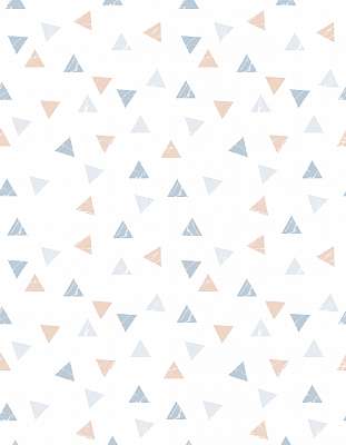 Pasztel kis háromszögek tapétaminta (fotótapéta) - vászonkép, falikép otthonra és irodába