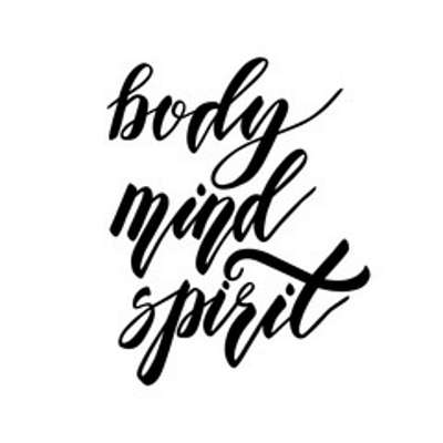 Body mind spirit felirat (poszter) - vászonkép, falikép otthonra és irodába