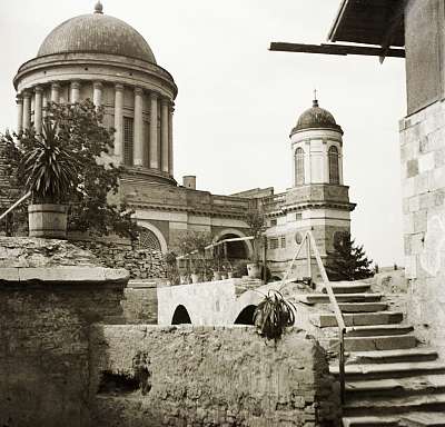 Esztergomi Bazilika kupolája (többrészes kép) - vászonkép, falikép otthonra és irodába