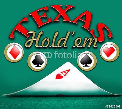 póker texas hold'em (fotótapéta) - vászonkép, falikép otthonra és irodába