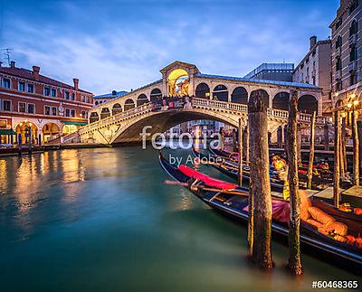 Rialto-híd Velence (fotótapéta) - vászonkép, falikép otthonra és irodába