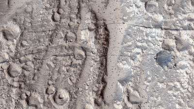 Tithonium Chasma, Mars felszín (fotótapéta) - vászonkép, falikép otthonra és irodába