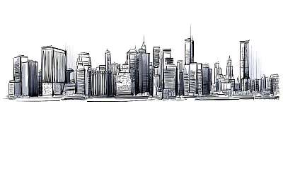 Big Manhattan (keretezett kép) - vászonkép, falikép otthonra és irodába