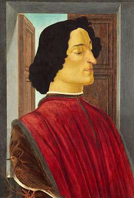 Giuliano Medici portréja (fotótapéta) - vászonkép, falikép otthonra és irodába
