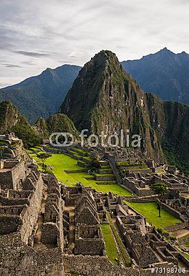 Machu Picchu (vászonkép óra) - vászonkép, falikép otthonra és irodába