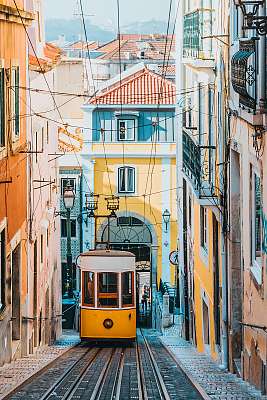 Lisszabon-i utcarészlet (fotótapéta) - vászonkép, falikép otthonra és irodába
