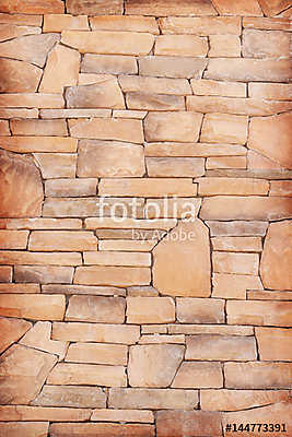 Brown brick wall as a background or texture and shadow (poszter) - vászonkép, falikép otthonra és irodába