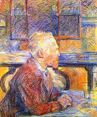 Van Gogh portréja (keretezett kép) - vászonkép, falikép otthonra és irodába