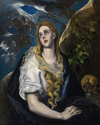 Mária Magdaléna bűnbánata (poszter) - vászonkép, falikép otthonra és irodába