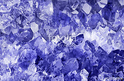 light sapphire crystals macro backgrond (többrészes kép) - vászonkép, falikép otthonra és irodába