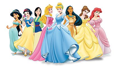 Disney hercegnők (többrészes kép) - vászonkép, falikép otthonra és irodába