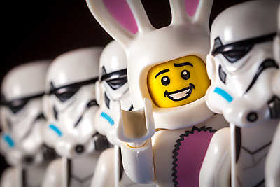 LEGO  Star Wars - Hello! (fotótapéta) - vászonkép, falikép otthonra és irodába