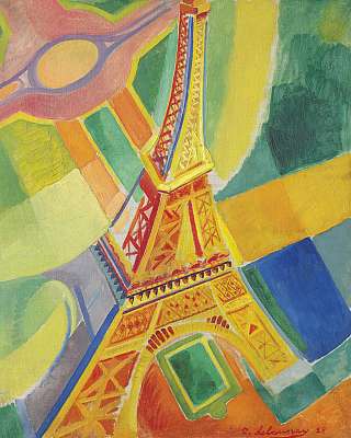 Eiffel-torony (1926) (keretezett kép) - vászonkép, falikép otthonra és irodába