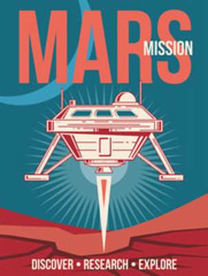 Mars mission  (többrészes kép) - vászonkép, falikép otthonra és irodába