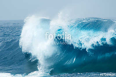 breaking waves (fotótapéta) - vászonkép, falikép otthonra és irodába