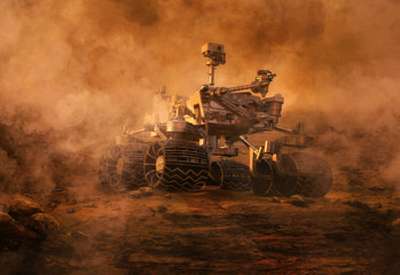 Porvihar a Marson (fotótapéta) - vászonkép, falikép otthonra és irodába
