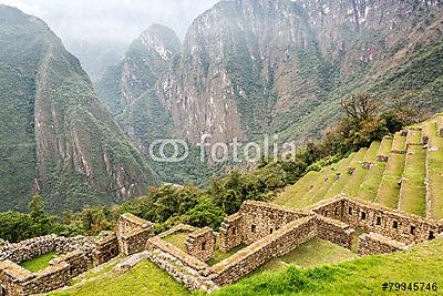 Machu Picchu Teraszok és Andok (bögre) - vászonkép, falikép otthonra és irodába
