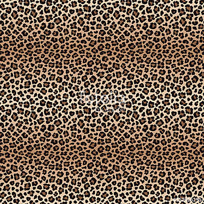 Leopard seamless pattern with color transitions (bögre) - vászonkép, falikép otthonra és irodába