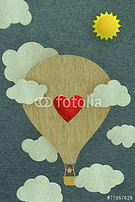 Szerelme az égig ér (keretezett kép) - vászonkép, falikép otthonra és irodába