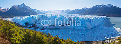 Glacier Perito Moreno Nemzeti Park Los Glasyares, Argentína (keretezett kép) - vászonkép, falikép otthonra és irodába