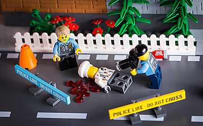 LEGO City - CSI Helyszínelés (poszter) - vászonkép, falikép otthonra és irodába